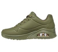 Skechers Femme Uno - Stand On Air Baskets Tendance, Olive Durabuck, 37 EU