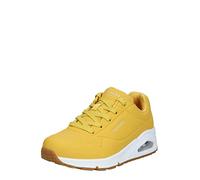 Skechers Femme Uno - Stand On Air Baskets Tendance, Yellow, 38 EU