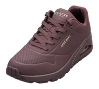 Skechers Femme Uno Stand on Air, Burgundy Duraleather Mesh, 39 EU