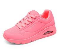 Skechers Femme Uno Stand On Air Shoes, Maille Durabuck Corail, 40 EU
