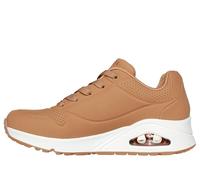 Skechers Femme UNO Stand on AIR Sneakers Basses, Brown, 35.5 EU