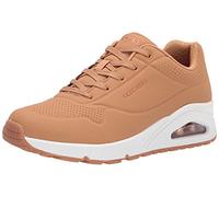 Skechers Femme UNO Stand on AIR Sneakers Basses, Brown, 36.5 EU