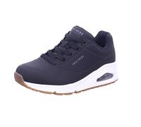 Skechers Femme UNO Stand on AIR Sneakers, Noir (Black/White), 35 EU