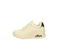Skechers Femme UNO Wedge Chaussures, Blanc cassé, 38 EU