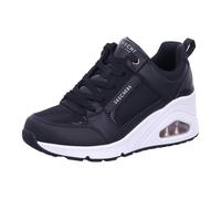 Skechers Femme Uno Wedge Basket, Noir, 37 EU