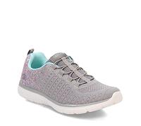 Skechers Femme Vertu Basket, Gris mélangé, 40 EU