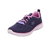 Skechers Femme Vertu Gentile Favore Baskets, Navy Mesh Lavande Trim, 42 EU