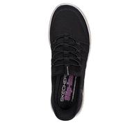 Skechers Femme Virtue Glow Basket, Noir, 36 EU