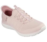 Skechers Femme Virtue Glow Basket, Rose Mesh, 42 EU