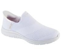 Skechers Femme Virtue Sleek Basket, White Knit, 39.5 EU