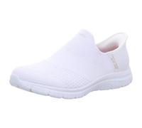 Skechers Femme Virtue Sleek, White Knit, 38.5 EU