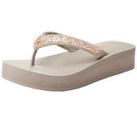 Tongs femmes Skechers VINYASA - WILD DAISIES Beige 38