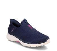 Skechers Femme Women's Hands Free Slip-ins Go Walk 6-Fabulous View Basket, Bleu Marine, 40 EU Large