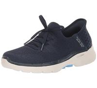 Skechers Femme Women's Hands Free Slip-ins Go Walk 6-Lovely Day Basket, Bleu Marine, 39.5 EU