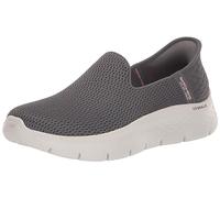 Skechers Femme Women's Hands Free Slip-ins Go Walk Flex-Relish Basket, Charbon, 38.5 EU Large