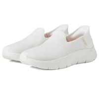 Skechers Femme Go Walk Flex Slip-ins Relish Basket, Blanc crème, 40.5 EU Large