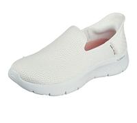 Skechers Slip-ins: GO WALK Flex - Relish Chaussures Moyen Width en Blanc Cassé, Pointure 37
