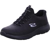 Skechers Femme Zapatillas Deportivas Mujer Summits Itz Bazik Negro Chaussure de Piste d'athlétisme, Black Microleather/Duraleather Trim, 37 EU