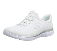 Skechers Baskets SUMMITS Femme Mesh blanc, détails argentés, 41 EU