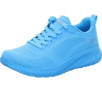 Skechers Femmes Baskets BOBS SPORT SQUAD CHAOS - COOL Aqua-Bleu, Couleur:bleu, EU Taille:39