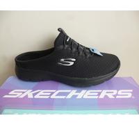 Skechers Femmes Clogs Pantoletten Pantoffel Chaussures Slippers Noir 149529