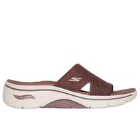 Skechers Femme GO Walk Arch FIT 2.0 Sandal, Brown, 38 EU