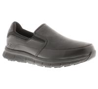 Skechers Femmes Travail Baskets Slip Résistant Coupe Décontracté Nam Noir Taille