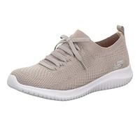 Skechers Femmes Ultra Flex Žtats Comfort Formateurs - Taupe/Blanc - UK 3