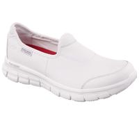 Skechers Femmes Work SURE TRACK Baskets Blanches