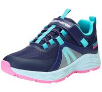 Skechers Fille Adventure Blitz Basket, Navy Turqoise, 2.5 UK Child