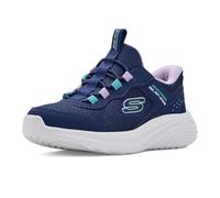 Skechers Fille Bounder Pro Step One Baskets, Navy Synthetic/Textile Trim, 29 EU