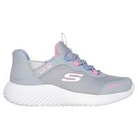 Skechers Baskets BOUNDER SIMPLE CUTE gris/rose fille Taille 33