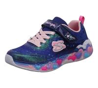 Skechers Fille Eternal Heart Lights, Navy, 33 EU