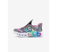 Skechers Fille Infinite Heart Lights Eternal Shimmer Basket, Noir/Multicolore, 2.5 UK Child