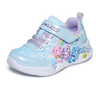 Skechers Fille Lil SNUGS Baskets, Blue Synthetic/Multi Trim, 22 EU