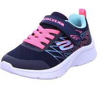 Skechers Fille Microspec Bold Delight Basket, Navy Mesh Hot Pink Trim, 36 EU