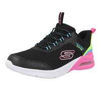 Skechers Fille Microspec Max Color Trifecta Basket, Noir, 2.5 UK Child