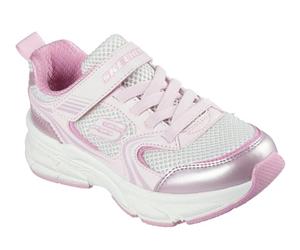 Skechers Fille Retro-Graph Sneaker, Pink, 27 EU