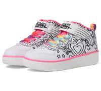 Skechers Fille Sport Court 105, Blanc, 22 EU