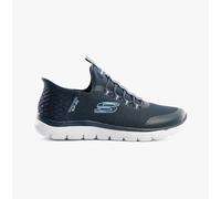 Skechers Fille Summits Slip-ins Basket, Bleu Marine, 35.5 EU