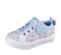 Skechers Fille Twinkle Sparks Underwater Magic Sneaker, White/Multi, 22 EU