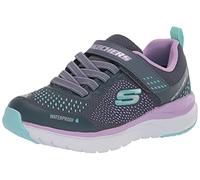Skechers Fille Ultra Groove Hydro Mist Baskets, Tissu Gris, 32 EU