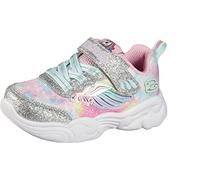 Skechers Fille Unicorn Storm Basket, Silver, 24 EU