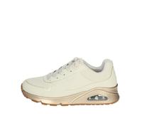 Skechers Fille Uno Gen1 Cool Heels, Natural Synthetic Trim, 29 EU