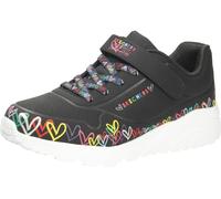 Skechers Fille Uno Lite Basket, Noir, 2 UK Child