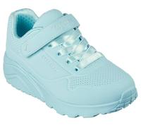 Skechers Fille Uno Lite, Bordure Synthétique Turquoise, 32 EU