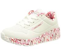 Skechers Fille Uno Lite Lovely Luv Shoes, Blanc Rouge Rose, 36.5 EU