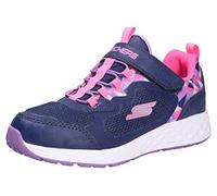 Skechers Fille Waterproof Gore & Strap W/Pri Basket, Bordure Synthétique Bleu Marine, 35 EU