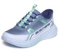 Skechers Fille Wave 92 Baskets, Light Blue Synthetic Multi Trim, 38 EU