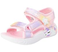 Skechers Filles Sandales, Textile Rose Clair Multi Trim, 37 EU